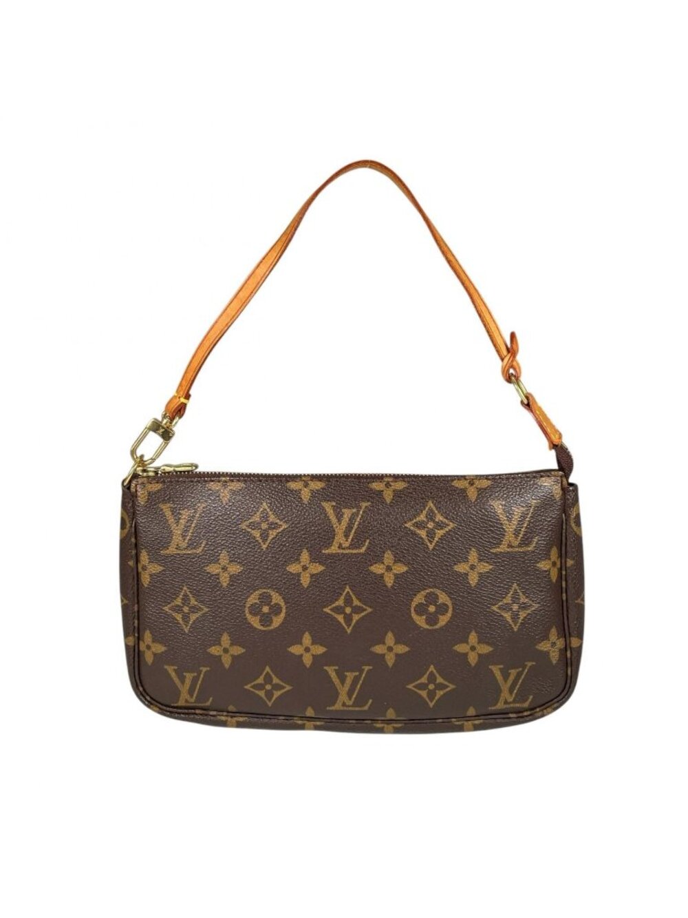 Louis Vuitton Pochette Accessoires Handbag Monogram Canvas Brown